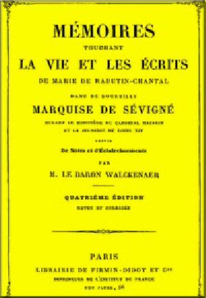 [Gutenberg 51802] • Mémoires touchant la vie et les écrits de Marie de Rabutin-Chantal, (3/6)